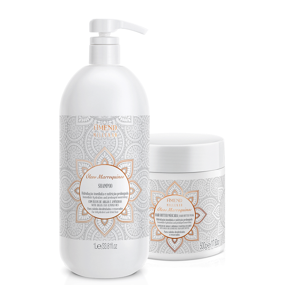 Kit Milenar Marroquinos 1L 2 Produtos